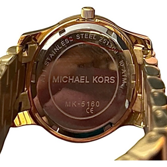 Michael Kors | Runway Gold Statement Women’s Bracelet Watch | MK5160 | NWOT - Picture 7 of 10